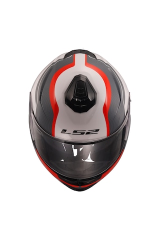 Ls2 Strobe 2 Monza Siyah Beyaz-xl Kırmızı Beyaz-siyah-kırmızı