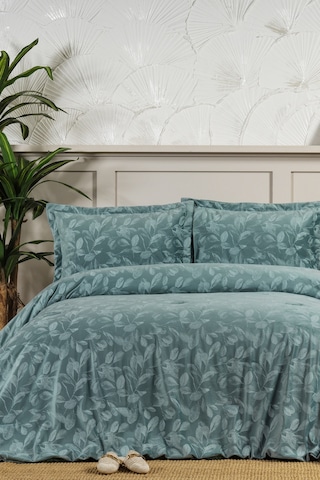 Elart Stella Comfort Uyku Seti Yatak Örtüsü Çift Kişilik 3 Parça 220x240 Cm Yeşil Yeşil