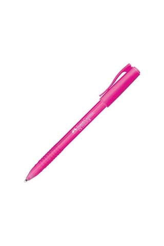 Faber Castell Tükenmez Kalem Renkli Pembe - 10 Adet