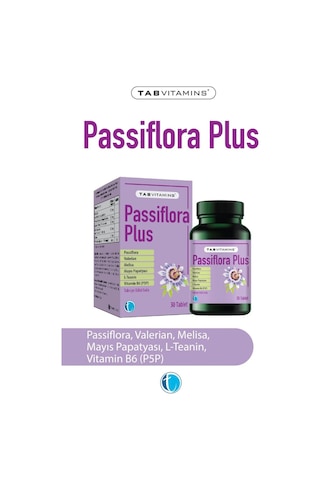 Tabvitamins Passiflora Plus 30 Tablet