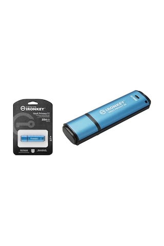 Kingston Ironkey Vault Privacy 50C IKVP50C-256GB 256 GB USB-C Flash Bellek