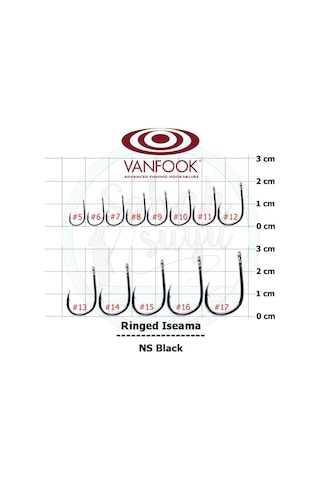 Vanfook Ringed Iseama Delikli Iğne Ns Black 17