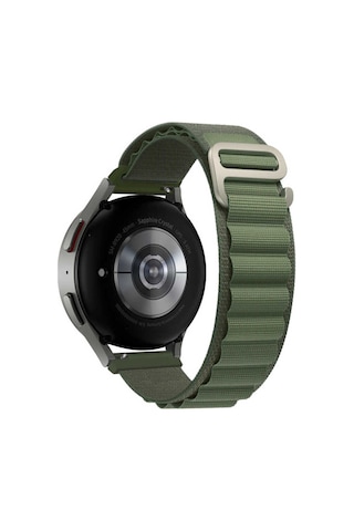 Huawei Gt2 46mm Uyumlu Krd-74 22mm Hasır Frm Kordon Beyaz