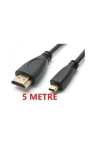 Micro Hdmi To Hdmi Kablosu 5 Metre 4776A Çevirici Kablo Mikro