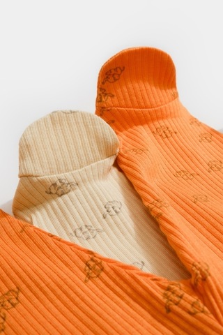 Modal Fil Baskılı 2 Li Patikli Pantolon 001