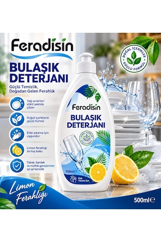 Doğal Elde Yıkama Bulaşık Deterjanı 500 Ml