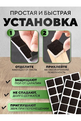 Flossıfy Home Sandalye Bacakları İçin Yuvarlak Koruyucular 48 Adet 1,7x1,7x0,3 Cm 371173992 Siyah