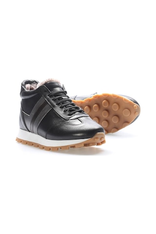 Hakiki Deri Kürklü Erkek Klasik Bot 154kma1710 Siyah