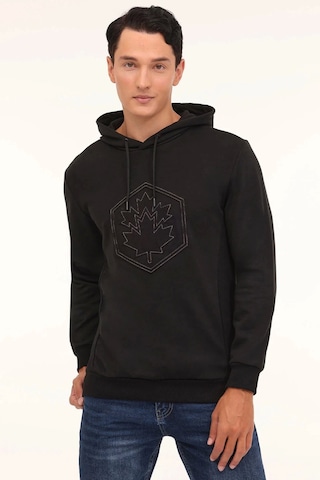 Lumberjack A10188949208010 Siyah Erkek Sweatshirt Siyah