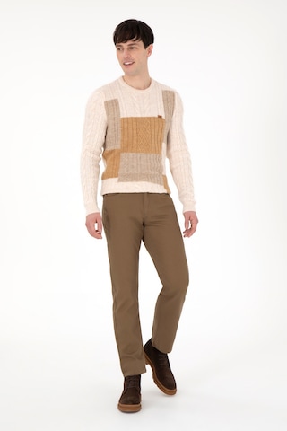 U.s. Polo Assn. Erkek Haki Pantolon Kanvas-chino 50291178-vr027 Haki