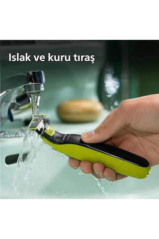 Philips OneBlade QP2724/20 Elektrikli Tıraş Makinesi - Sakal & Vücut - Islak & Kuru Kullanım
