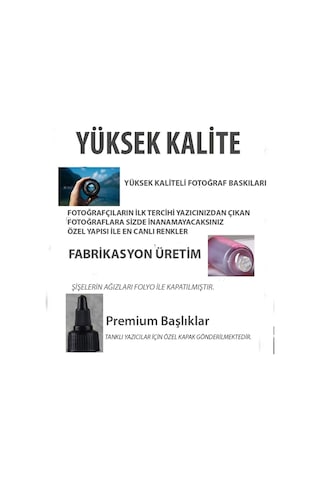 Canon Uyumlu Yazıcı Mürekkebi - Kartuş Mürekkebi ve Dolum Seti - 500 ML
