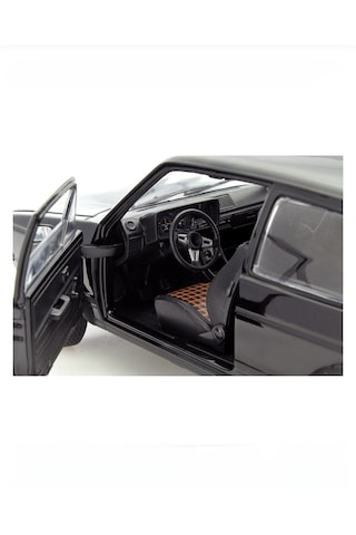 Norev 1:18 Ölçek 1976 Volkswagen Golf 1 Gtı Siyah Metal Model Araba