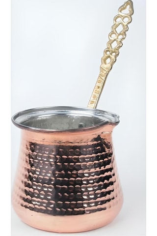 Cezve Sütlük Orta Boy 800 Cc Bakır