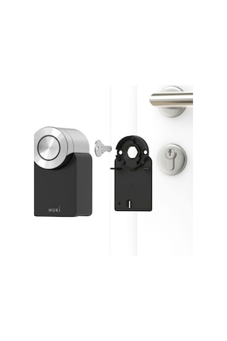 Nuki Smart Lock Pro 4. Nesil Wifi, Siyah Akıllı Kapı Kilidi Güvenlik Cihazları
