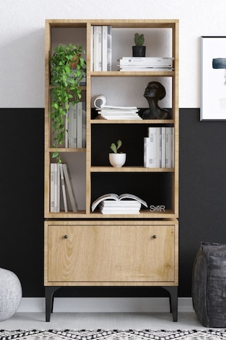 Decormet Fix Kitaplık Dec0056 Safir Meşe Çok Renkli