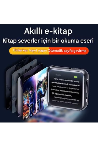 M30 32 Gb 5'i 1 Arada Hd Ses Kayıt Cihazı, Mp3 Çalar, Fm Radyo Ve E-kitap Okuyucu