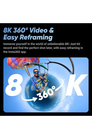Insta360 X4 Su Geçirmez 8k 360 Aksiyon Kamerası Cınsabma