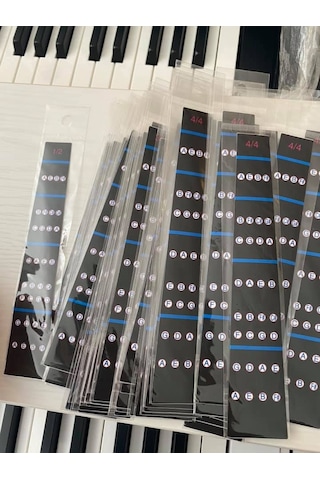 BONSON F8 MODEL 1/2 BOY KEMANLAR İÇİN YAPIŞTIRMA NOTA STİCER