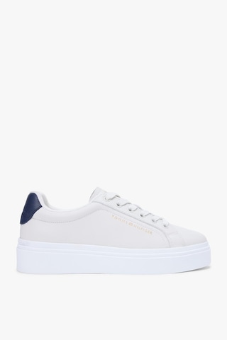 Tommy Hilfiger Th Chic Cupsole Kadın Bej Platform Taban Sneaker-13411 Bej