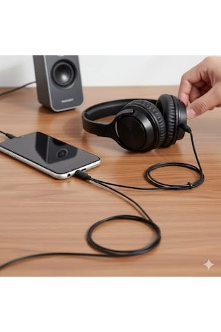 3.5 Mm Erkek Ve 2 Stereo Dişi Kulaklık Çoklayıcı Kablo Ve Ses Sistemi Kablosu Aux Streo Çoklayıcı Kablo 194