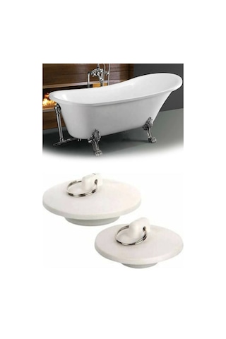 Banyo Küvet Lavabo Tıpası Lavabo Gider Tıkacı 2li Çok Renkli