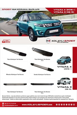 Suzuki Vitara 4 Ön Panjur 4 Prç Krom 2016 ve Sonrası