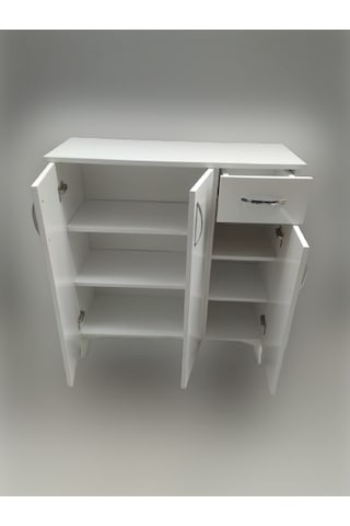 Ayakkabılık Çok Amaç Model Parlak Beyaz Hard Suntalem Demonte 5R (487884773) Beyaz
