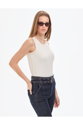 Pierre Cardin Kadın Ekru Bluz Örme 50324123-vr019
