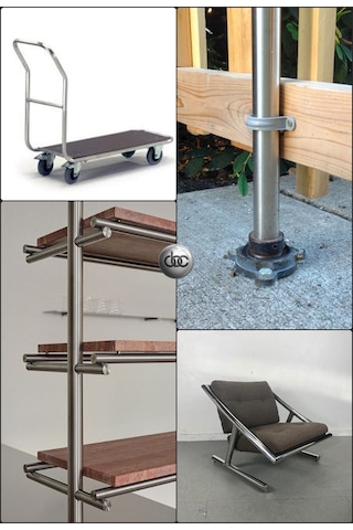 Krom Boru Dış: 60mm - İç: 54mm Boy: 1 Metre