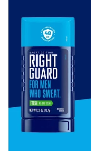 Right Guard For Men Who Sweat Fresh All Day Scent Deodorant Stick 73,7gr