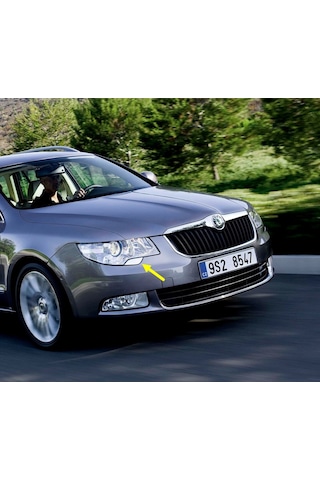 Skoda Superb MK2 09-13 Sağ Far Yıkama Pompa Kapak Krom 3T0955110A