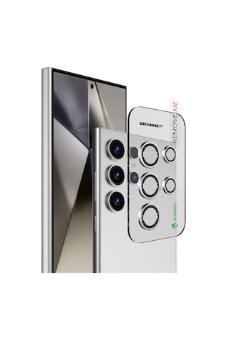 Buddıes Samsung S25 Ultra Uyumlu Kamera Lens Koruyucu Sılver Gümüş