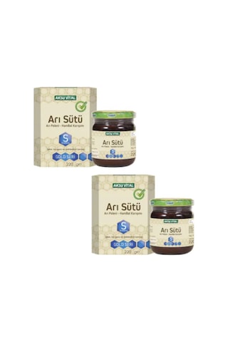 Aksu Vital Gold S 18.000 MG Arı Sütü Arı Poleni Ham Bal Karışımı 2 x 220 G