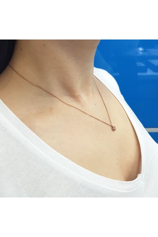 Lova 0,16 Karat Pırlanta Tektaş Kolye - 2040069