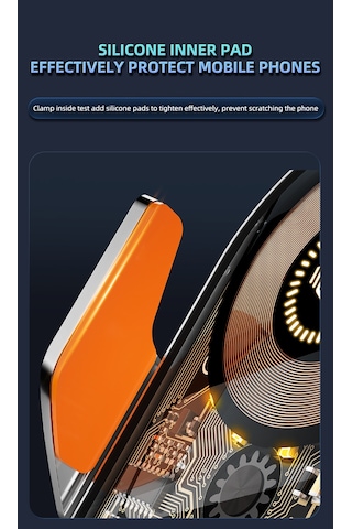 Apera Mt05 İndiksiyonlu Kablosuz Hızlı Şarj Hava Menfezi Araç İçi