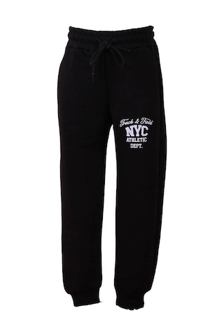 Trender Baskılı 3 İp Siyah Erkek Çocuk Eşofman Altı 7375 SIYAH