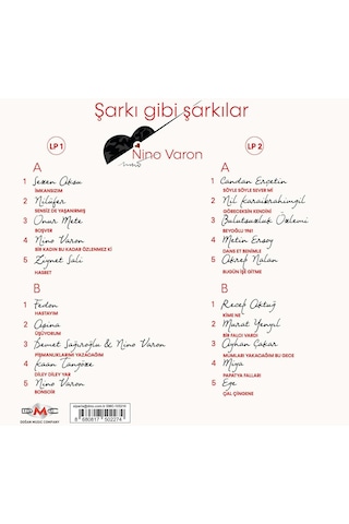 Nino Varon - Şarkı Gibi Şarkılar 2 Plak