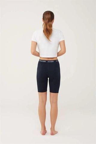 U.S. Polo Assn. U.s Polo Kadın Kısa Tayt 16607 Lacivert