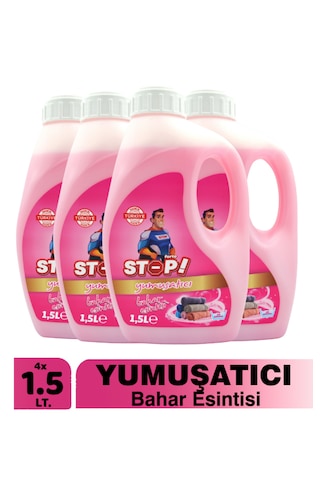 Stop Forte 4'lü Çamaşır Yumuşatıcı 1.5 Litre Bahar Esintisi