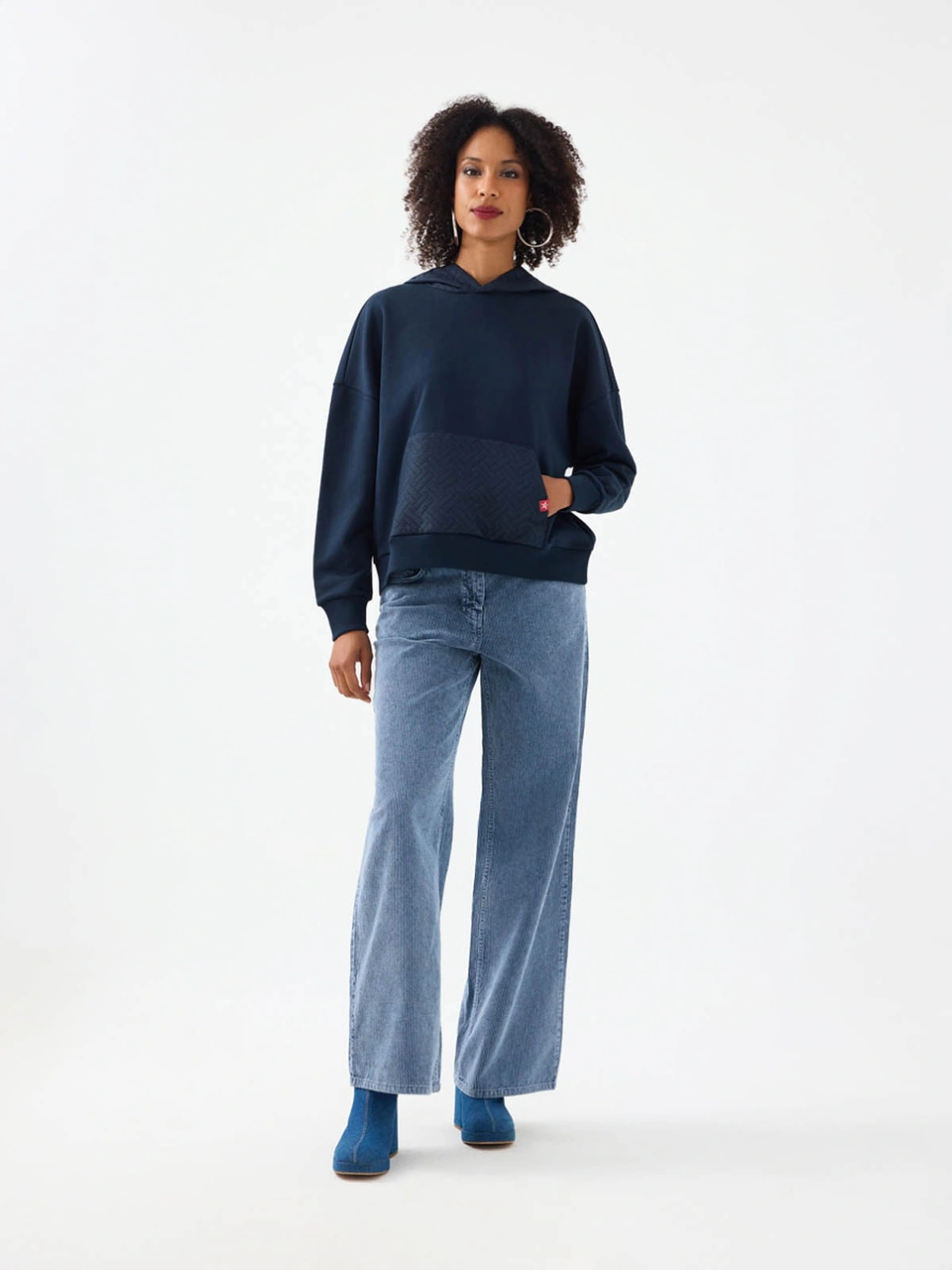 Loft Oversize Lacivert Kadın Sweatshirt Lf2040925 Lacivert