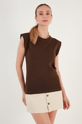 Lela Bayan T Shirt 5864019 Kahve