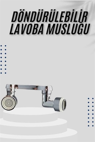 Dönebilen Musluk Başlığı Akrobat Mutfak Banyo Musluk Ucu Başlığı Oynar Başlıklı Renkli