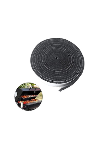 Pazly Yüksek Isı Dayanıklı Barbekü Kapı Kapağı Izgara Contası Yapışkan Sızdırmazlık Bandı