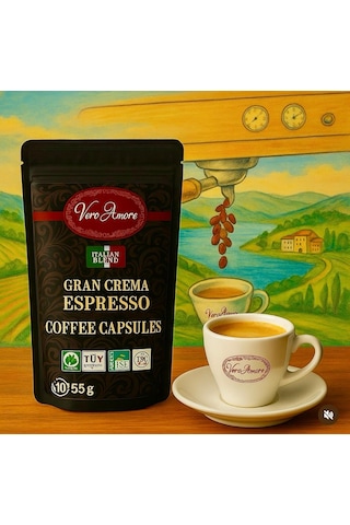 Vero Amore Nespresso Makinesine Uyumlu Kapsül Kahve 10'lu