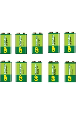 GP 1604G-B Greencell 9V Pil 10'lu GP 1604G-B Greencell 9V Pil 10'lu