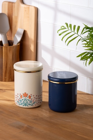 Emsan Hasbahçe Büyük Boy Emaye Kavanoz