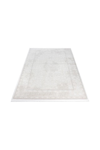 Badelya Home Krem 7135 Modern Doğal Taban Saçaklı Salon Koridor Mutfak Çocuk Oturma Odası Halı Yolluk 7135-krem