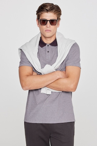 Erkek Acı Kahve Pamuklu Slim Fit Dar Kesim Polo Yaka Tişört Acı Kahverengi
