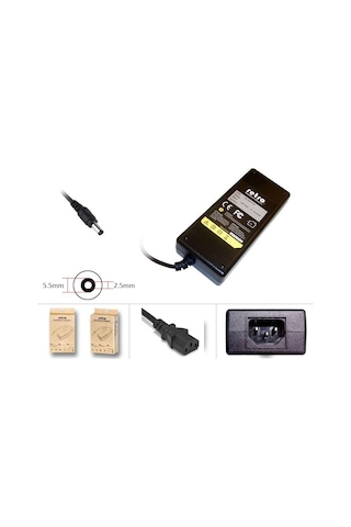 24v 1a 24w 5.5x2.5 Mm Adaptör Retro 24v 1a 24w 5.5x2.5 Mm Adaptör Retro